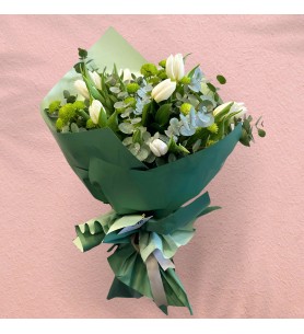 White Tulip Bouquet